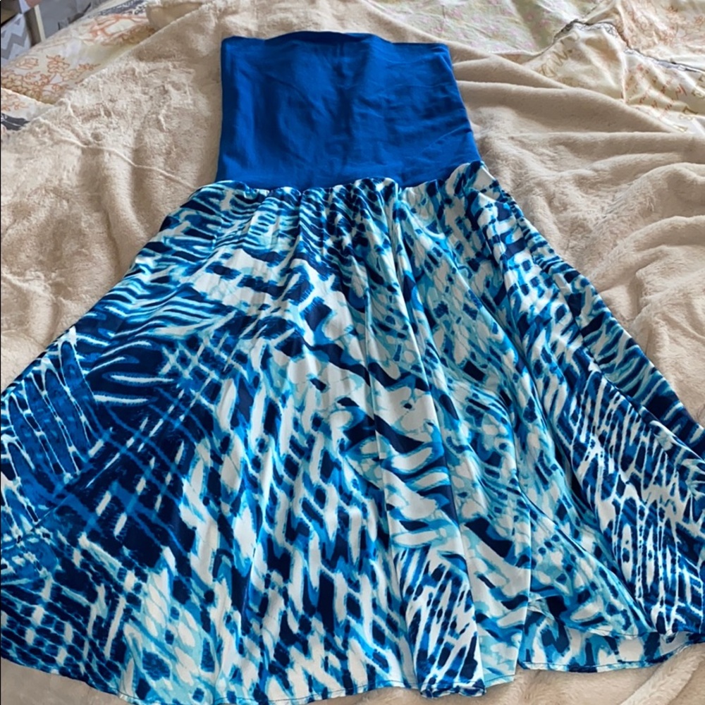 Blue dress